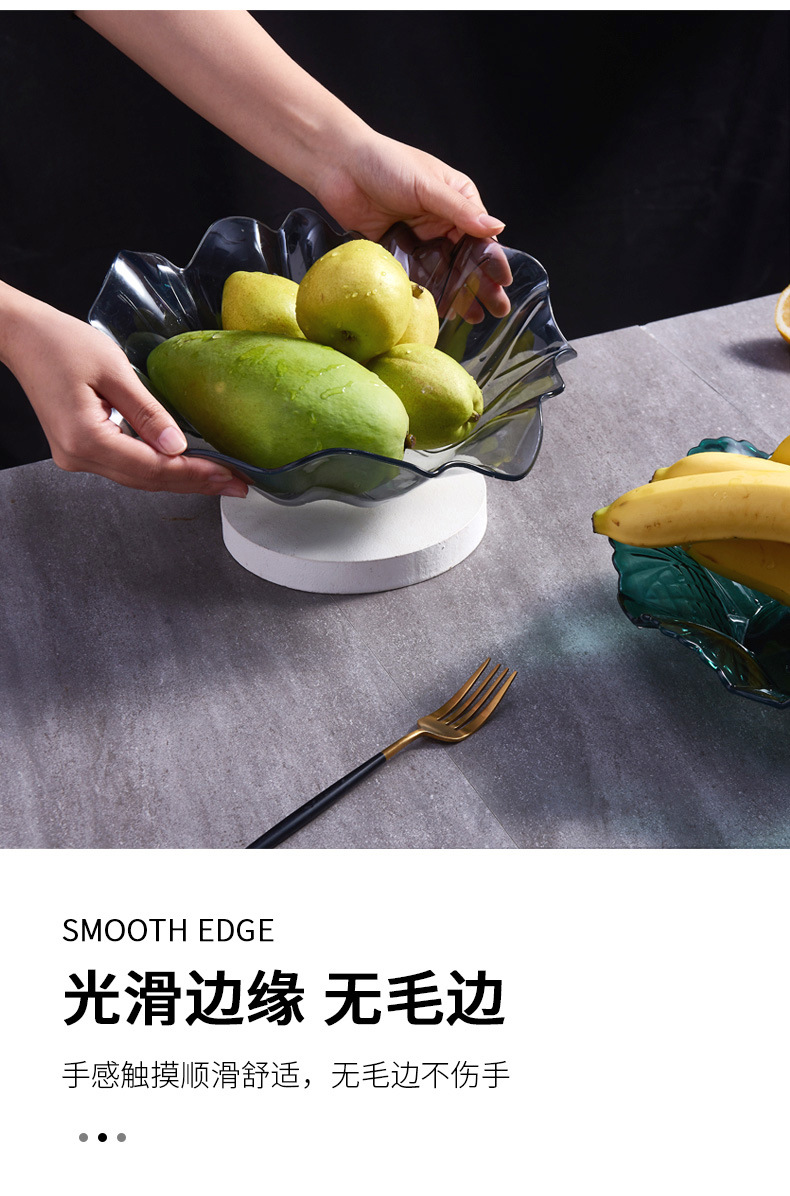 Transparent Fruit Plate Household Coffee Table Storage Living Room Candy Tray Snack and Melon Seeds Plate Plastic Base Creative Dried Fruit Plate Transparent Fruit Plate Household Coffee Table Storage Living Room Candy Tray Snack and Melon Seeds Plate Plastic Base Creative Dried Fruit Plate