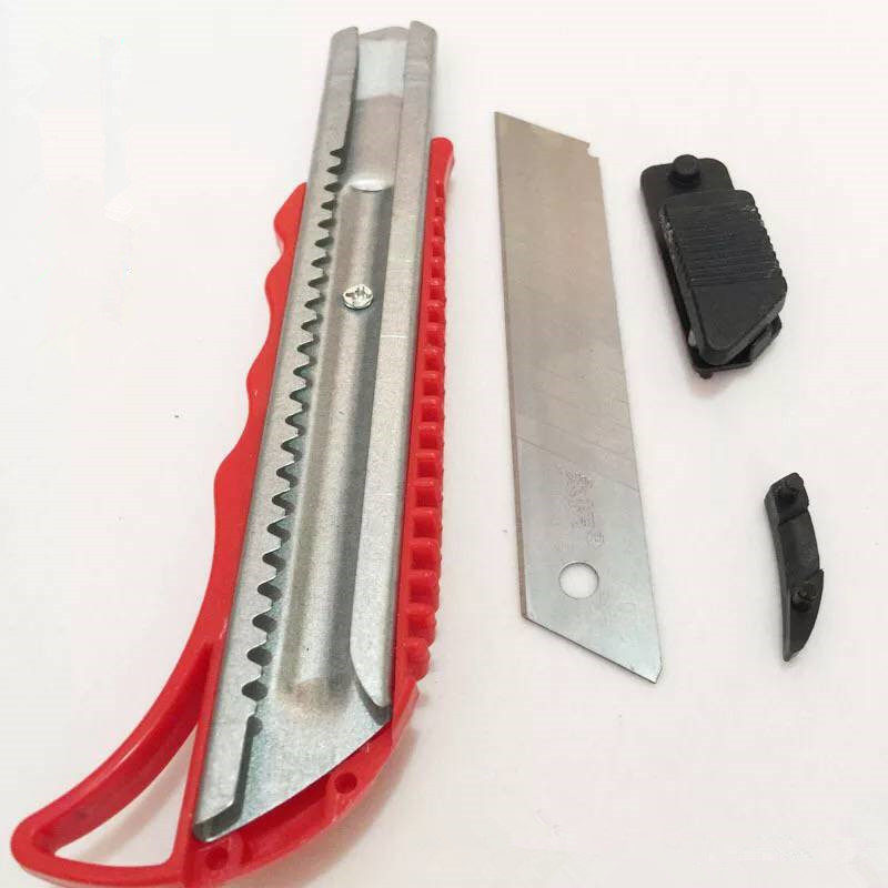 Factory Direct Sales Hand Push Large Size Art Knife Utility Knife Color Metal Paper Cutter Wallpaper Knife Factory Direct Sales Hand Push Large Size Art Knife Utility Knife Color Metal Paper Cutter Wallpaper Knife