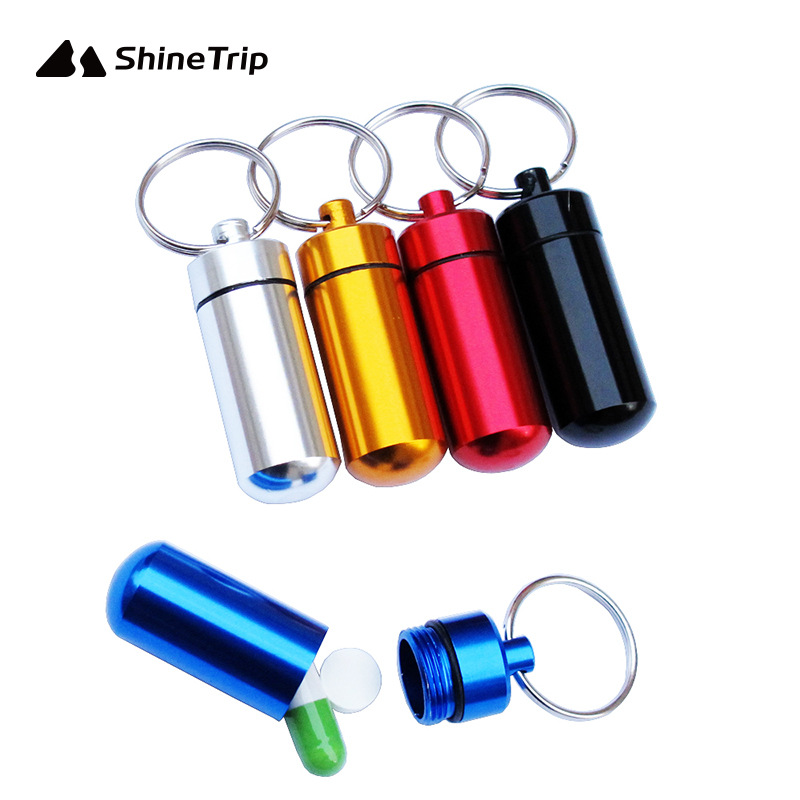 Small Medicine Bottle Outdoor Waterproof Warehouse Mini Medicine Box Portable Airtight Storage Boxed CrossBorder New