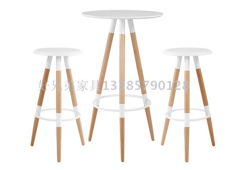 Leisure Bar Table and Chair Combination Indoor Balcony Table and Chair Creative IKEA Coffee Three-Piece Tables and Chairs Reception Table and Chair