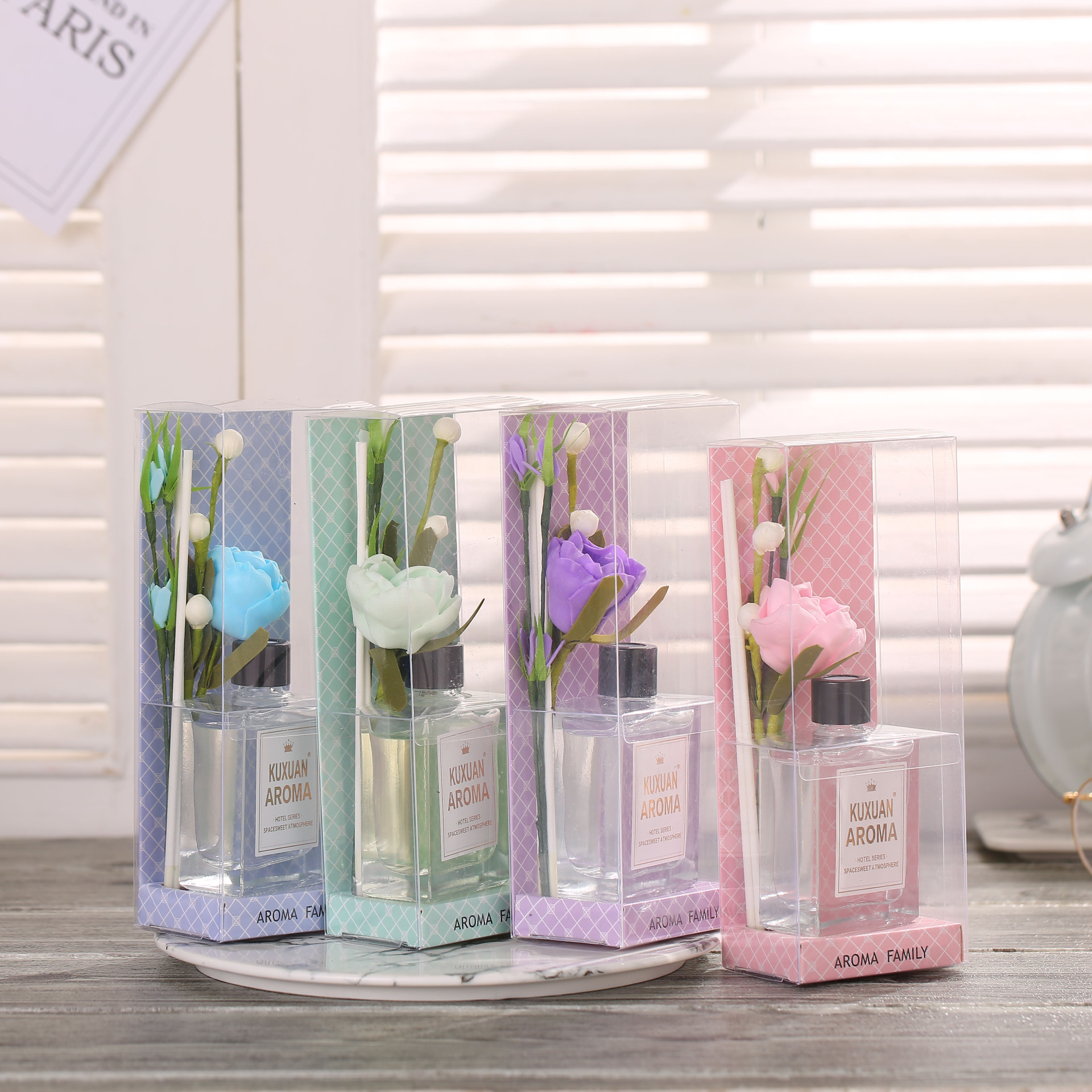 Square Bottle Fragrance Rattan Volatile Aroma Home Deodorant Fire-Free Aromatherapy Deodorant Square Bottle Fragrance Rattan Volatile Aroma Home Deodorant Fire-Free Aromatherapy Deodorant