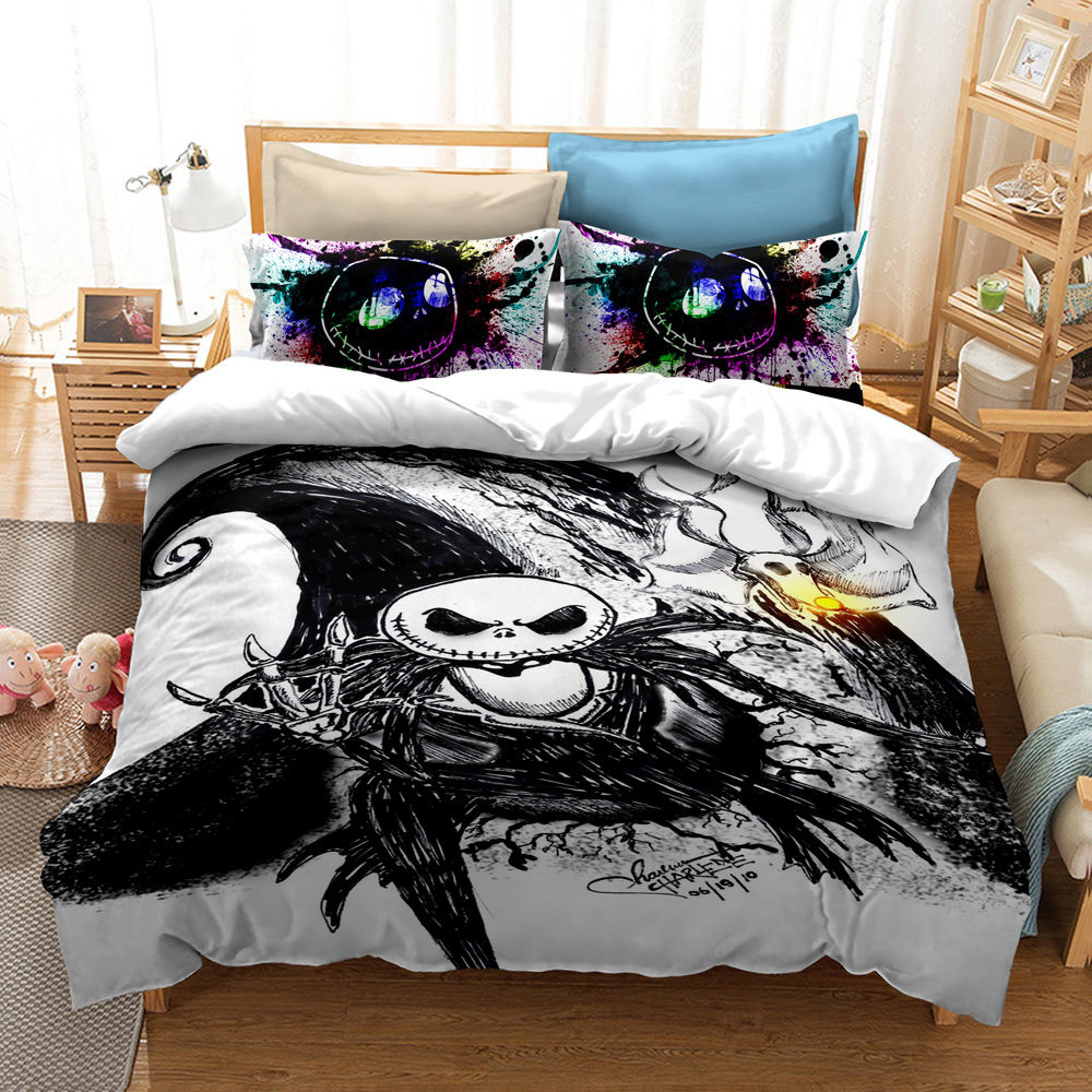 CrossBorder Bedding Christmas Night Horror FourPiece Bedding Set AliExpress Wish ThreePiece Set CrossBorder Bedding Christmas Night Horror FourPiece Bedding Set AliExpress Wish ThreePiece Set
