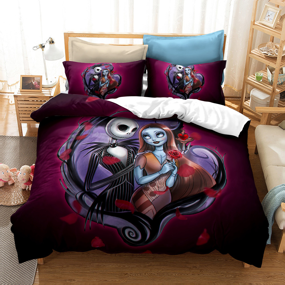CrossBorder Bedding Christmas Night Horror FourPiece Bedding Set AliExpress Wish ThreePiece Set CrossBorder Bedding Christmas Night Horror FourPiece Bedding Set AliExpress Wish ThreePiece Set