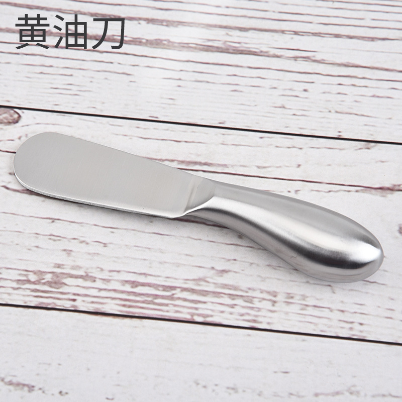 Factory in Stock Stainless Steel Cream Knife Butter Knife Cheese Cheese Knife Household Kitchen Baking Tools