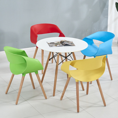 Nordic Eames Chair Negotiation Table and Chair Combination Simple Modern Leisure Reception Cool Creative Lounge Chair Nordic Eames Chair Negotiation Table and Chair Combination Simple Modern Leisure Reception Cool Creative Lounge Chair