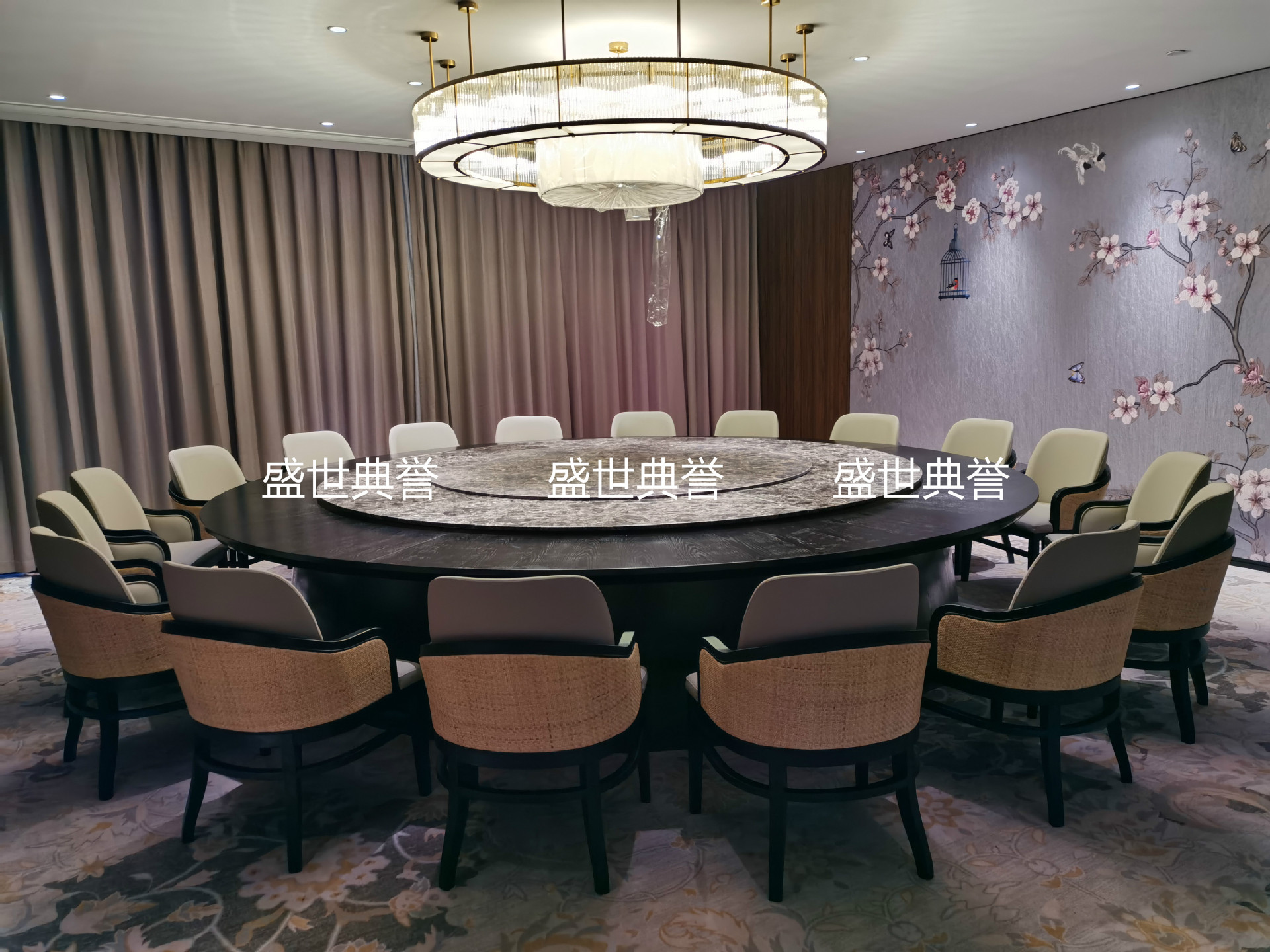 Solid Wood Dining Chair International Hotel Rattan Chair New Chinese Style Solid Wood Electric Dining Table and Chair Solid Wood Dining Chair International Hotel Rattan Chair New Chinese Style Solid Wood Electric Dining Table and Chair