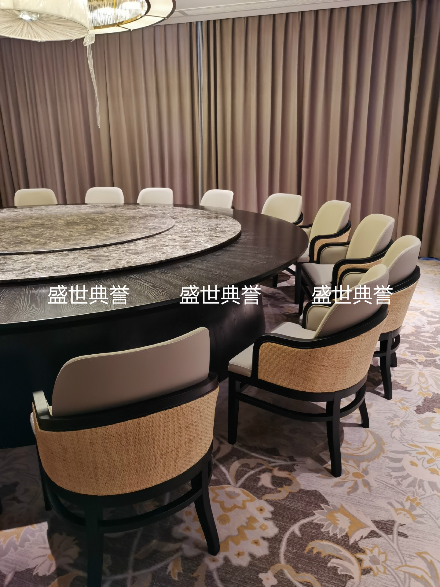 Solid Wood Dining Chair International Hotel Rattan Chair New Chinese Style Solid Wood Electric Dining Table and Chair Solid Wood Dining Chair International Hotel Rattan Chair New Chinese Style Solid Wood Electric Dining Table and Chair