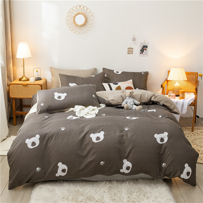 Aloe Cotton Four-Piece Set Bed Sheet Quilt Cover Gift Return Four-Piece Bedding Set Cotton Gift Four-Piece Set