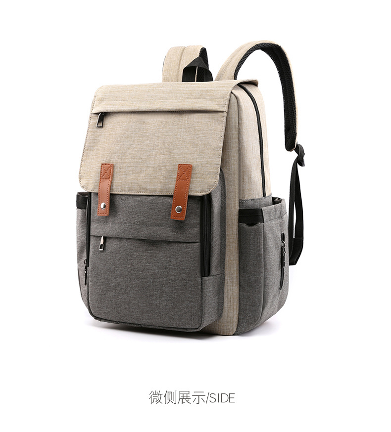 Factory Mummy Bag Large Capacity Multi-Functional Fashion Backpack Baby Diaper Bag Waterproof Maternity Bottle Diaper Backpack Customization Factory Mummy Bag Large Capacity Multi-Functional Fashion Backpack Baby Diaper Bag Waterproof Maternity Bottle Diaper Backpack Customization