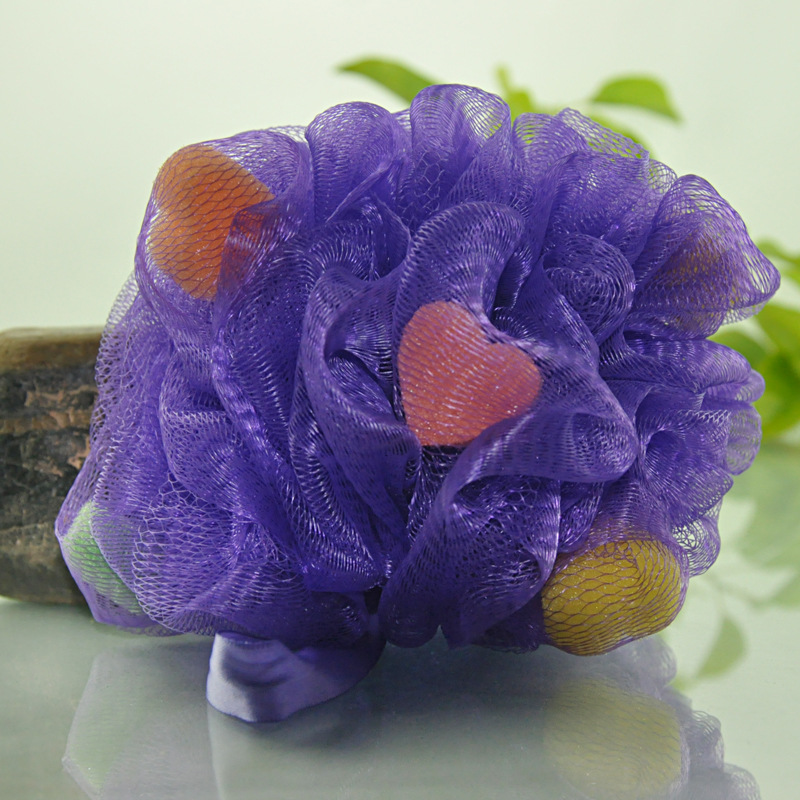 Heart Shape Sponge Bath Ball Heart Shape Sponge Bath Ball