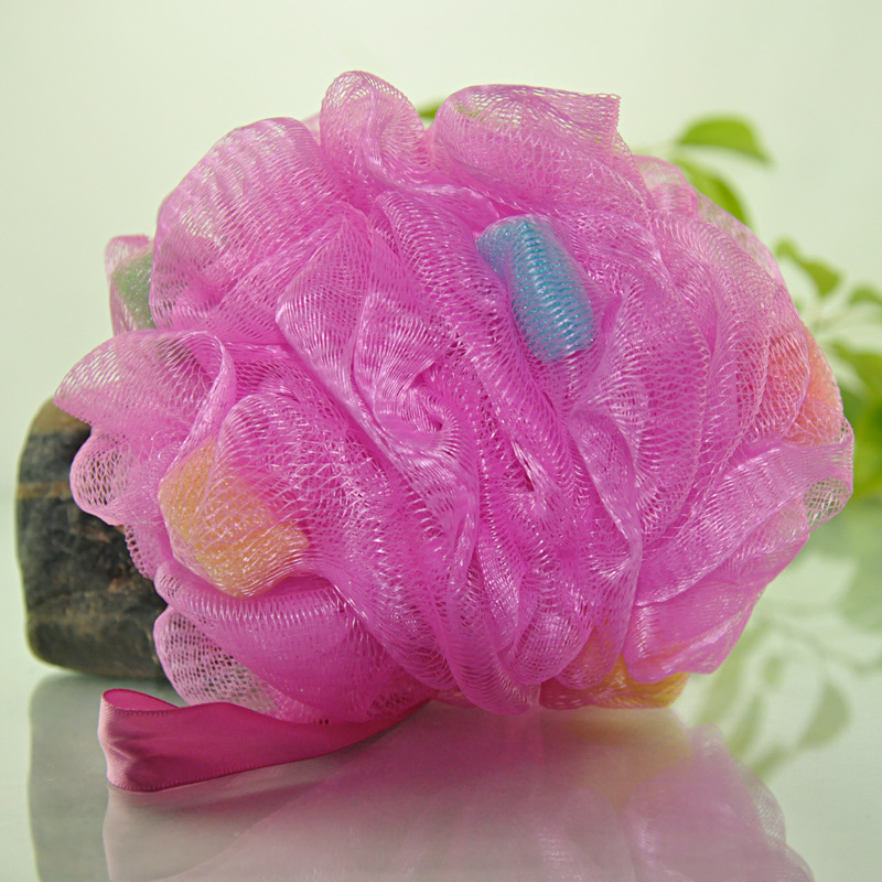 Heart Shape Sponge Bath Ball Heart Shape Sponge Bath Ball