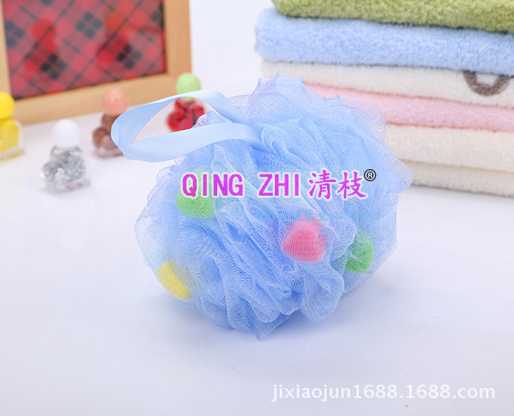 Heart Shape Sponge Bath Ball Heart Shape Sponge Bath Ball