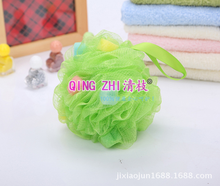 Heart Shape Sponge Bath Ball Heart Shape Sponge Bath Ball