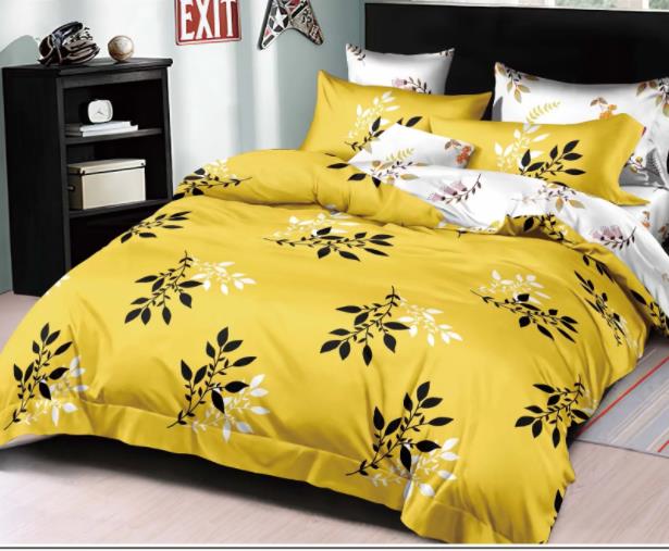 Hot Four-Piece Bedding Set Printing Fashion Set Quilt Cover Bed Sheet and Pillowcase