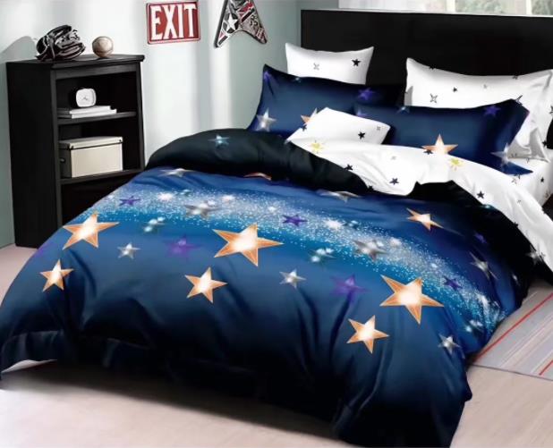 Hot Four-Piece Bedding Set Printing Fashion Set Quilt Cover Bed Sheet and Pillowcase