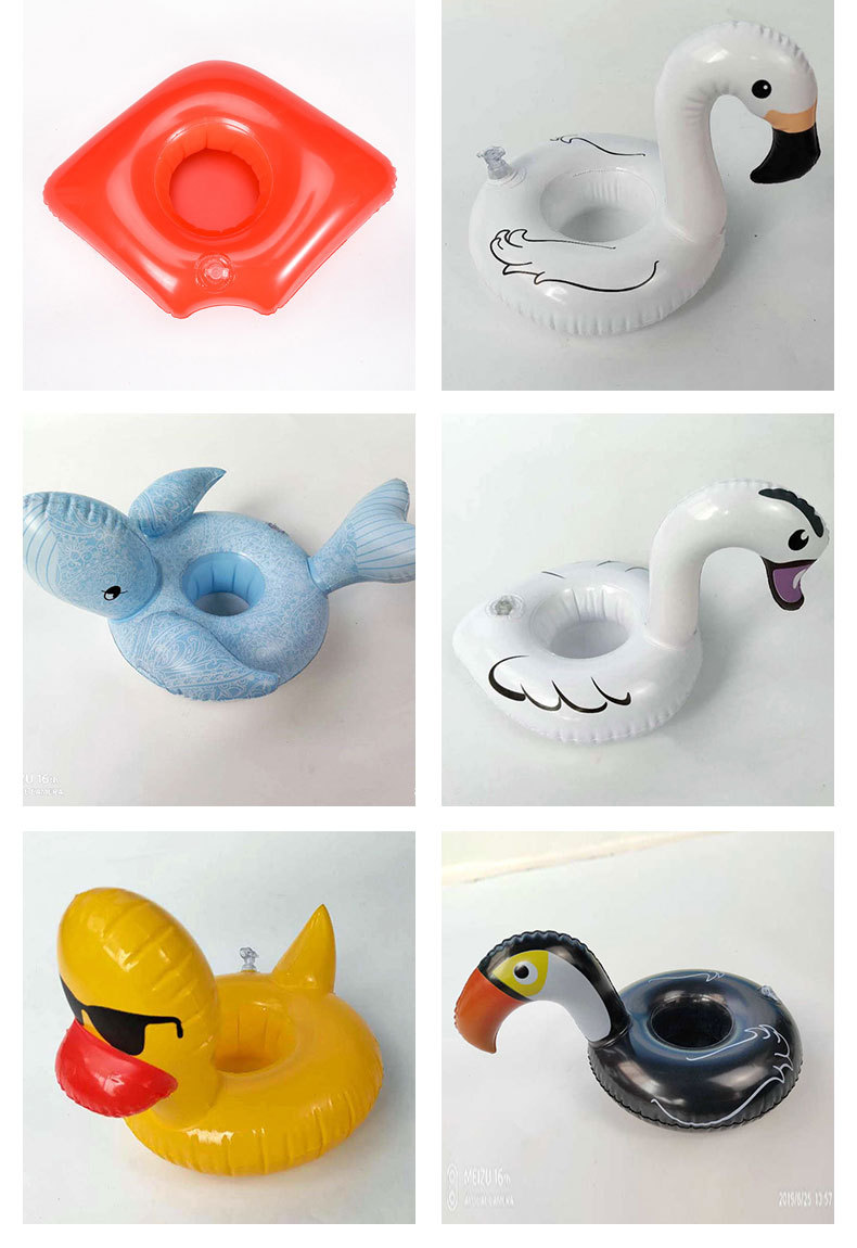 In Stock PVC Inflatable Cup Holder Water Toys Flamingo Donut Unicorn Crab Pineapple Coaster Cup Saucer In Stock PVC Inflatable Cup Holder Water Toys Flamingo Donut Unicorn Crab Pineapple Coaster Cup Saucer