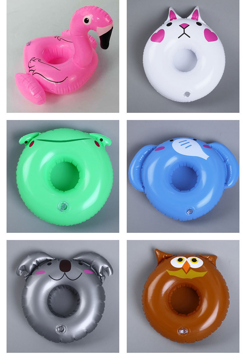 In Stock PVC Inflatable Cup Holder Water Toys Flamingo Donut Unicorn Crab Pineapple Coaster Cup Saucer In Stock PVC Inflatable Cup Holder Water Toys Flamingo Donut Unicorn Crab Pineapple Coaster Cup Saucer