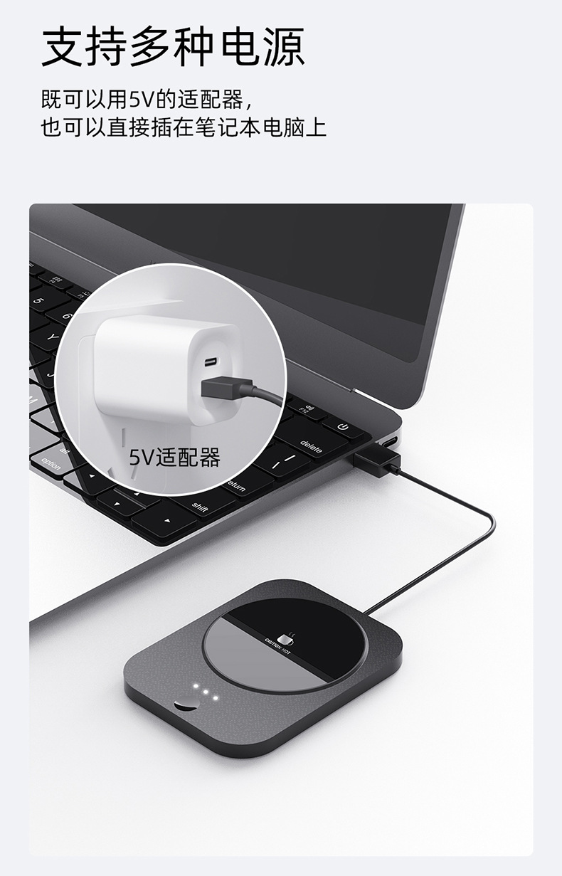 Smart Warm Cup Insulated Coaster Base Water Cup Heater Office Coffee Ceramic Cup Household Milk Heater Smart Warm Cup Insulated Coaster Base Water Cup Heater Office Coffee Ceramic Cup Household Milk Heater