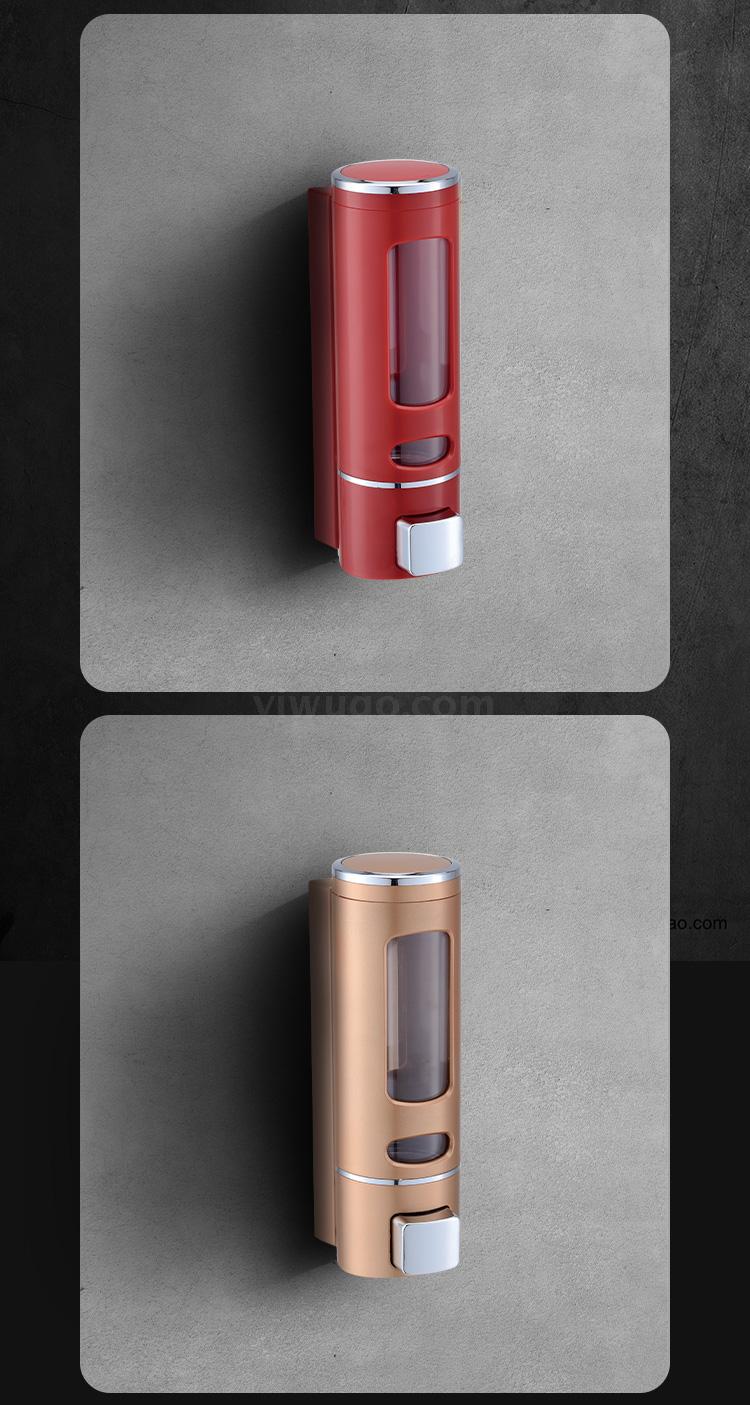 Hotel Soap Dispenser Hand Washing Machine Bottle Manual Press Wall-Mounted Household Shower Gel Shampoo Box