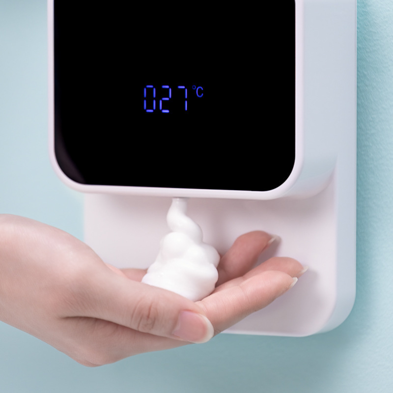 Infrared Induction Mobile Phone WallMounted Automatic Induction Hand Washing LED Screen Induction Foam Soap Dispenser