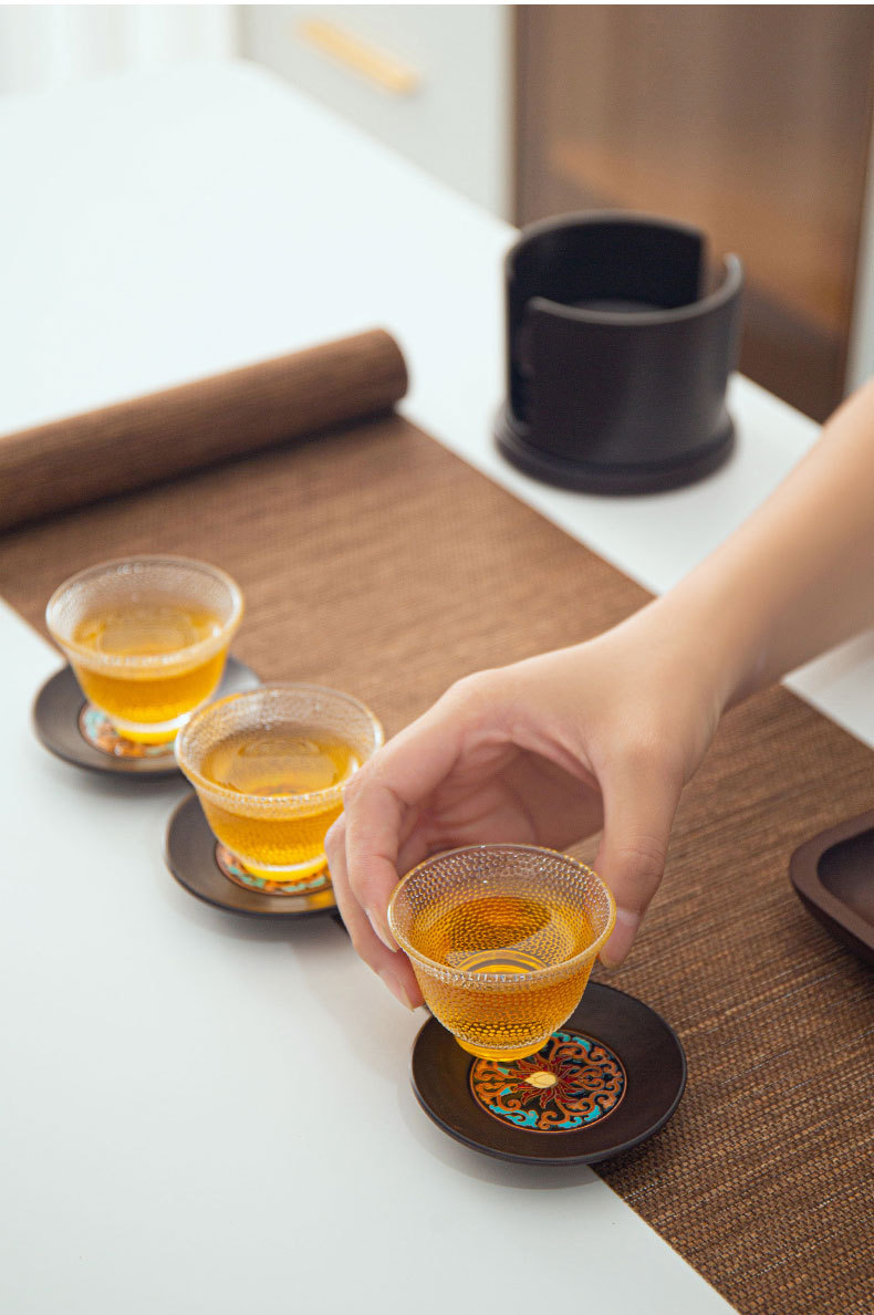 round Small Bakelite Cloisonne Tea Mat Enamel Coaster Tea Cup Ceremony Kombucha Cup Saucer Creative Tea Set Accessories round Small Bakelite Cloisonne Tea Mat Enamel Coaster Tea Cup Ceremony Kombucha Cup Saucer Creative Tea Set Accessories