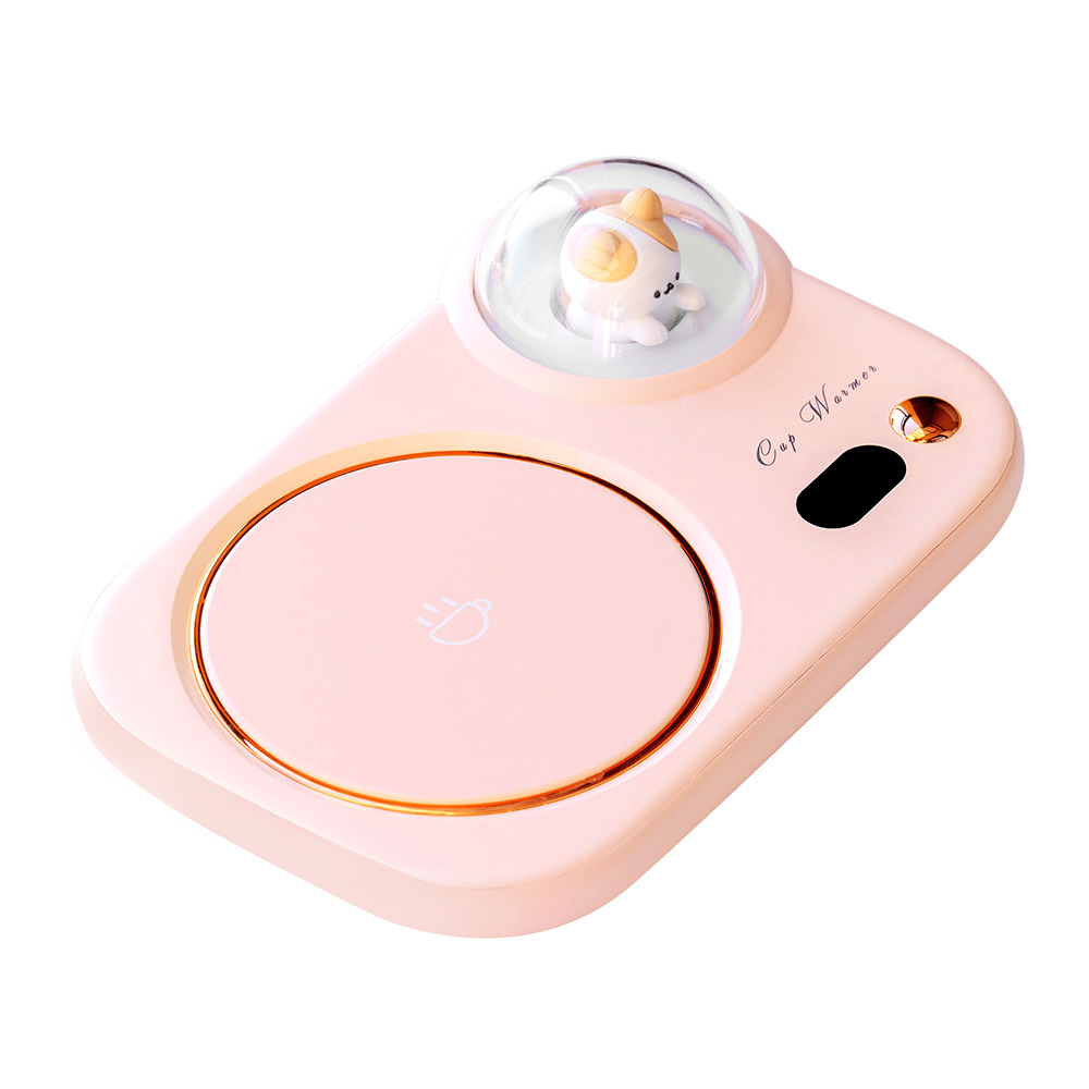 Heating Cup Warming Holder Automatic Thermal Cup Pad Milk 55 Degree Adjustment Timing Insulated Coaster Gift Manufacturer