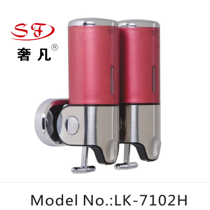 Zheng hao hotel products soap dispenser cleaning products shampoo bath gel hand sanitizer double head to liquid dispenser box Zheng hao hotel products soap dispenser cleaning products shampoo bath gel hand sanitizer double head to liquid dispenser box