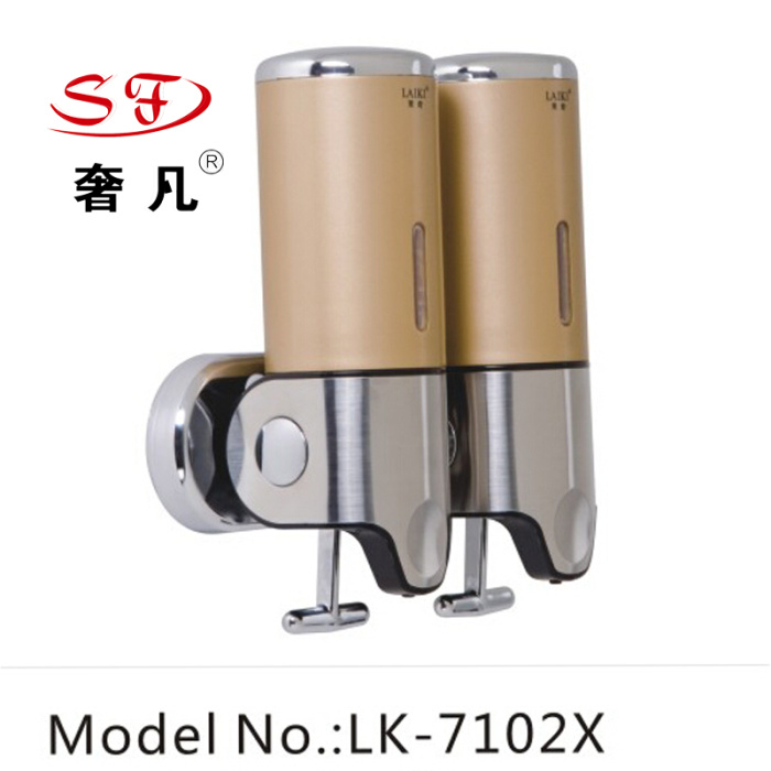 Zheng hao hotel products soap dispenser cleaning products shampoo bath gel hand sanitizer double head to liquid dispenser box Zheng hao hotel products soap dispenser cleaning products shampoo bath gel hand sanitizer double head to liquid dispenser box