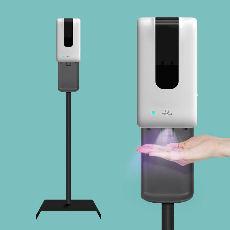 Vertical Mobile Induction Disinfection Station Automatic Hand Foam Machine Infrared Induction Soap Dispenser Factory Direct Sales