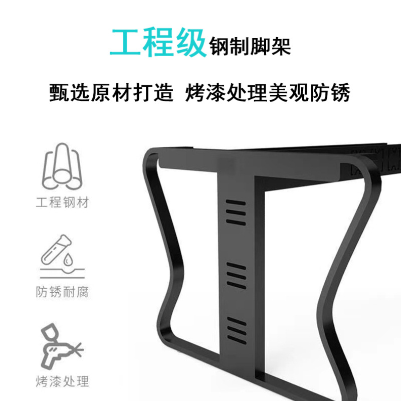 Office Desk Computer Desk Simple Office Desk Staff Screen Financial Card Holder Office Staff Table and Chair Combination