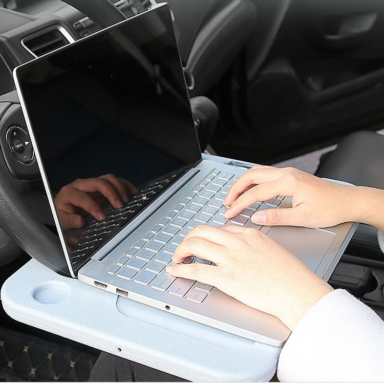 New Material Car Steering Wheel Laptop Desk Car Computer Desk Large Steering Wheel Dinner Plate Card Table