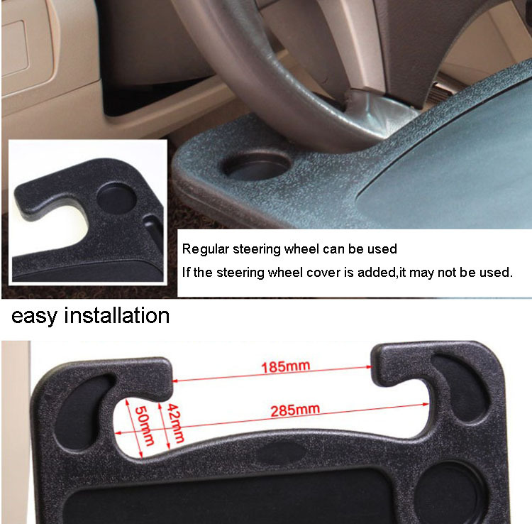 New Material Car Steering Wheel Laptop Desk Car Computer Desk Large Steering Wheel Dinner Plate Card Table