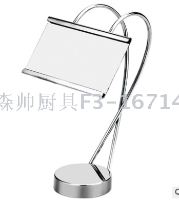 Stainless Steel Top Plate Hotel Restaurant Plate Holder Dining Table Seat Card Business Card Holder Table License Plate 