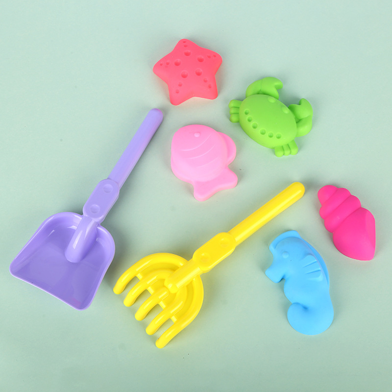 Children&#039;s Beach Toy Suit Baby Sand Playing Sand Digging Children&#039;s Parent-Child Outdoor ATV Bucket Hourglass Shovel Set
