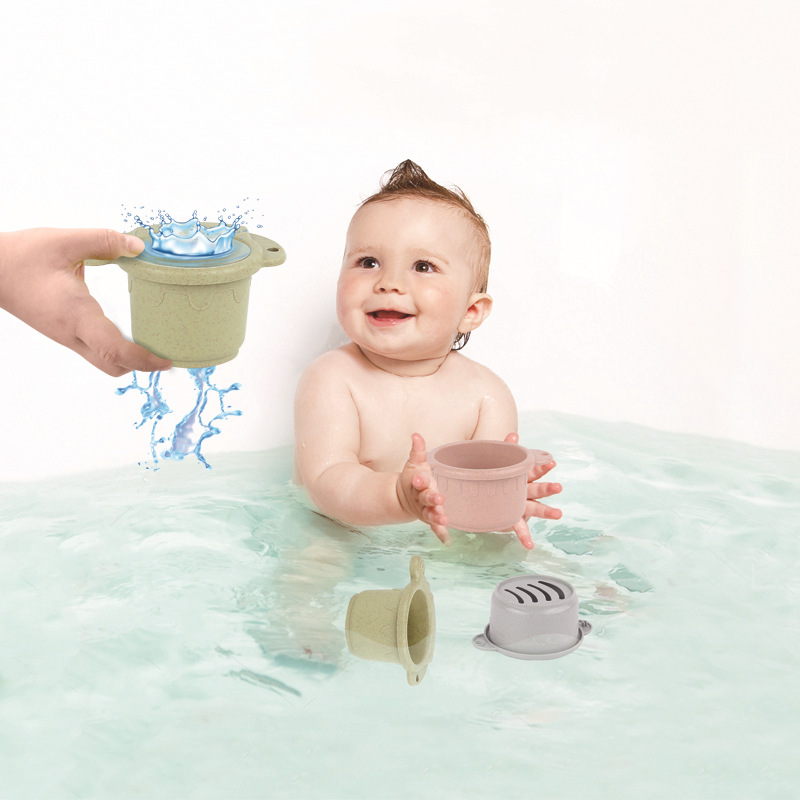 2021 Exclusive for Cross-Border Children's Educational Fun Shape Layers Hourglass Stacked Cup Straw Color Science and Education Bath Toys 2021 Exclusive for Cross-Border Children's Educational Fun Shape Layers Hourglass Stacked Cup Straw Color Science and Education Bath Toys