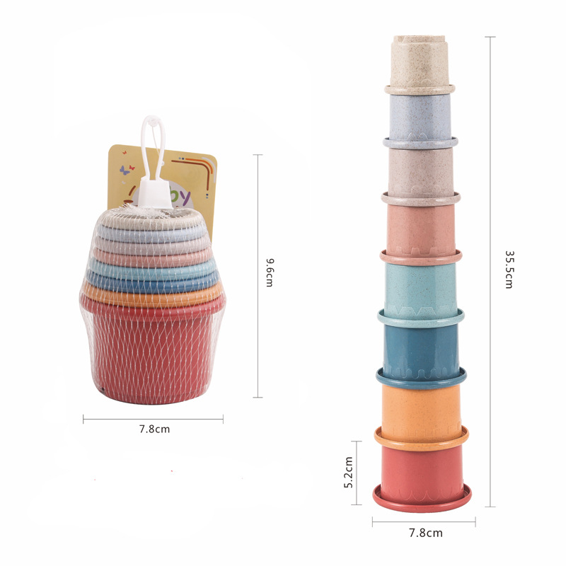 2021 Exclusive for Cross-Border Children's Educational Fun Shape Layers Hourglass Stacked Cup Straw Color Science and Education Bath Toys 2021 Exclusive for Cross-Border Children's Educational Fun Shape Layers Hourglass Stacked Cup Straw Color Science and Education Bath Toys