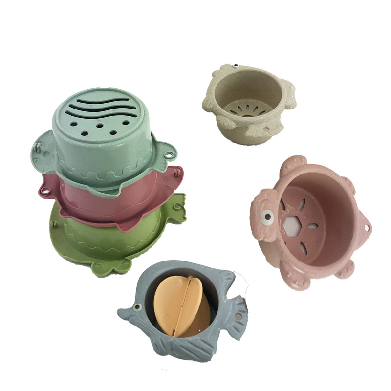 2021 Exclusive for Cross-Border Children's Educational Fun Shape Layers Hourglass Stacked Cup Straw Color Science and Education Bath Toys 2021 Exclusive for Cross-Border Children's Educational Fun Shape Layers Hourglass Stacked Cup Straw Color Science and Education Bath Toys