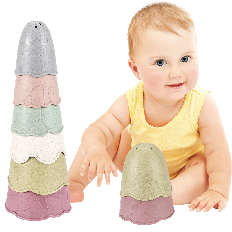 2021 Exclusive for Cross-Border Children's Educational Fun Shape Layers Hourglass Stacked Cup Straw Color Science and Education Bath Toys 2021 Exclusive for Cross-Border Children's Educational Fun Shape Layers Hourglass Stacked Cup Straw Color Science and Education Bath Toys