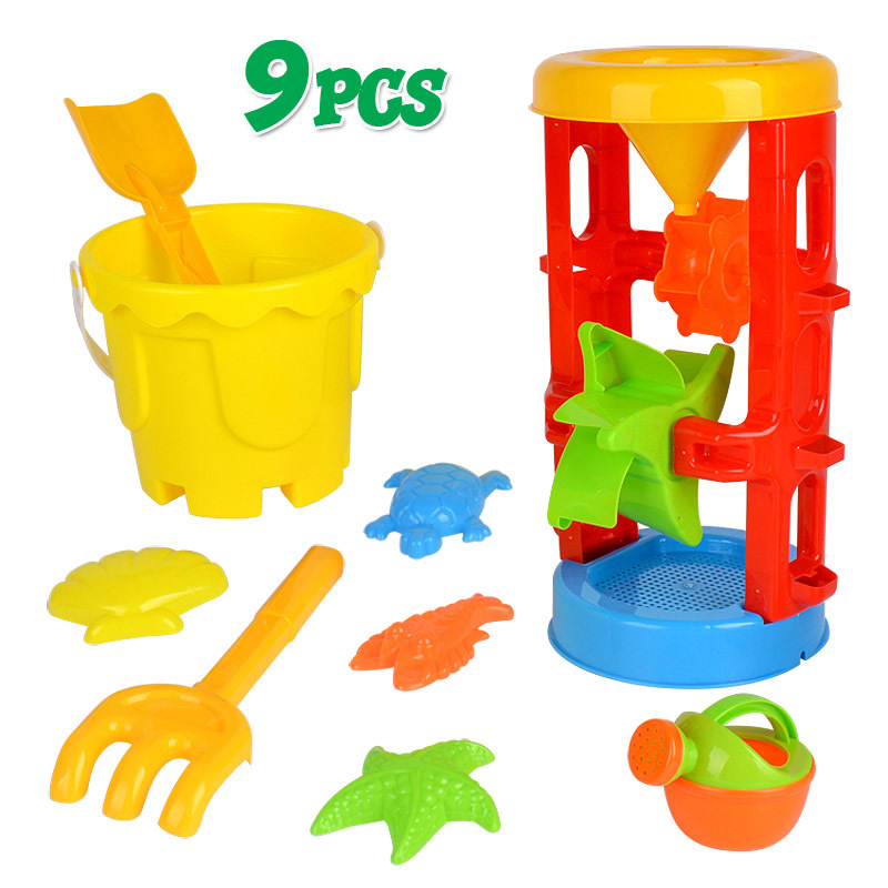 The new beach hourglass combines 9 pieces of summer toy children's fun with the beach toys direct sale. The new beach hourglass combines 9 pieces of summer toy children's fun with the beach toys direct sale.