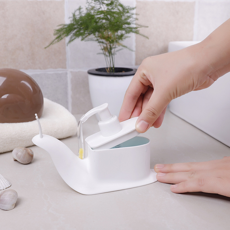Creative snail hand sanitizer press - type lotion shower gel bottle with slug detergent bottle