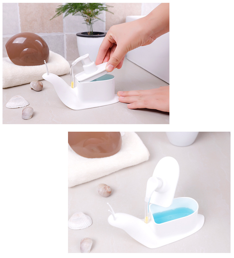 Creative snail hand sanitizer press - type lotion shower gel bottle with slug detergent bottle Creative snail hand sanitizer press - type lotion shower gel bottle with slug detergent bottle
