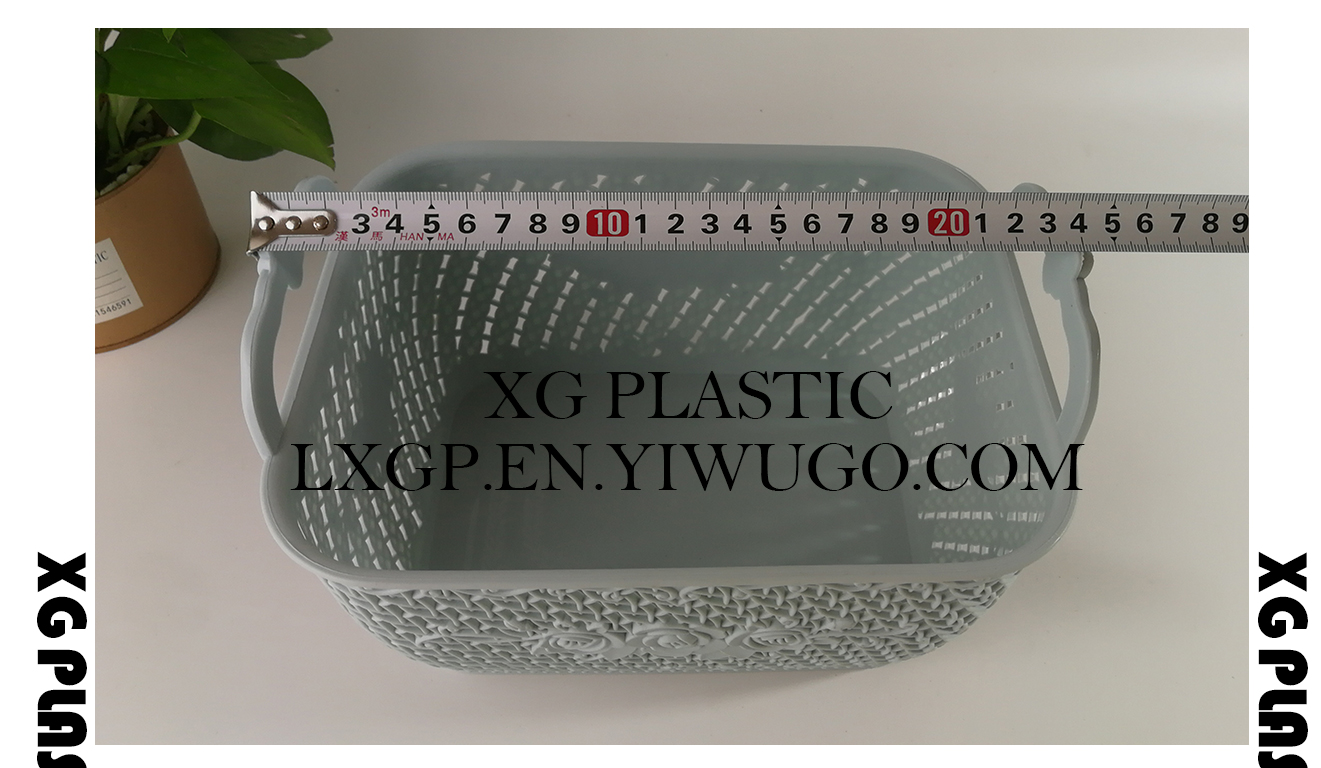 Plastic storage basket rose flower hollow design basket 2 size bathroom desktop storage basket fashion receive baskets Plastic storage basket rose flower hollow design basket 2 size bathroom desktop storage basket fashion receive baskets