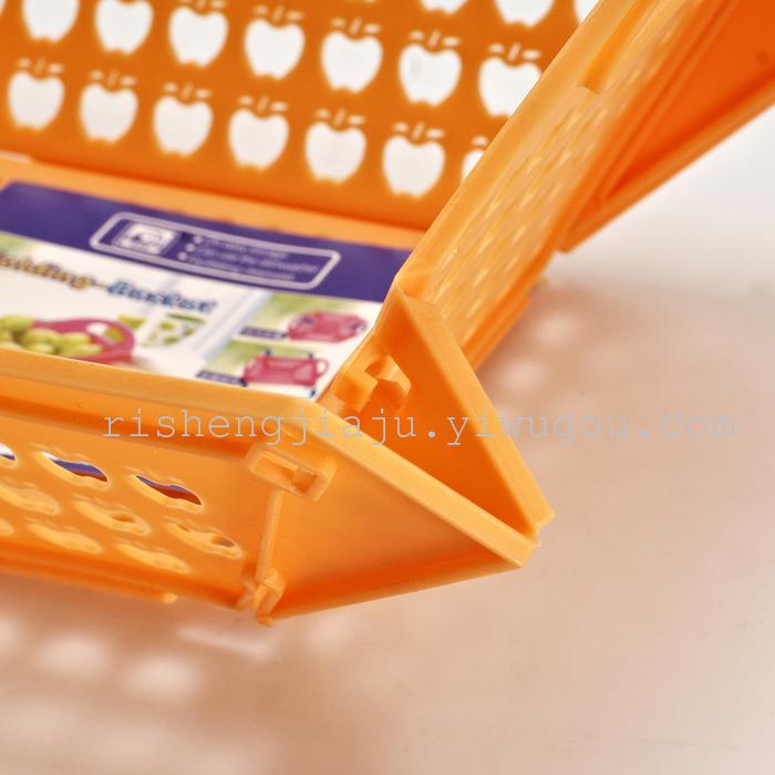 Plastic top grade folding baskets kitchen storage drain basket fruit gift promotional baskets RS-6221 Plastic top grade folding baskets kitchen storage drain basket fruit gift promotional baskets RS-6221