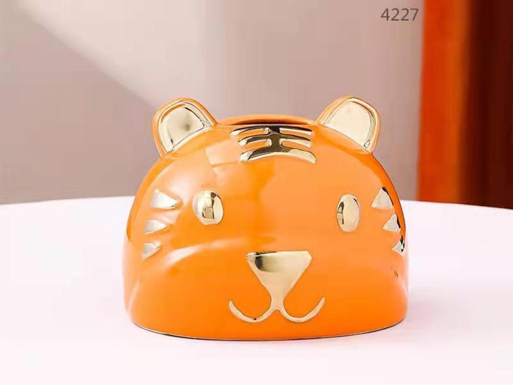 Creative Ceramic Tissue Box Tiger Type Furnishings Ornaments Household Supplies Series Creative Ceramic Tissue Box Tiger Type Furnishings Ornaments Household Supplies Series