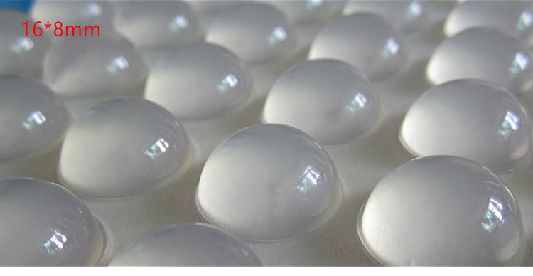 Self-Adhesive round Silica Gel Pad Hemispherical High Transparent Non-Slip Mat 3/M Glass Foot Mat Transparent Silicone Anti-Collision Rubber Particle