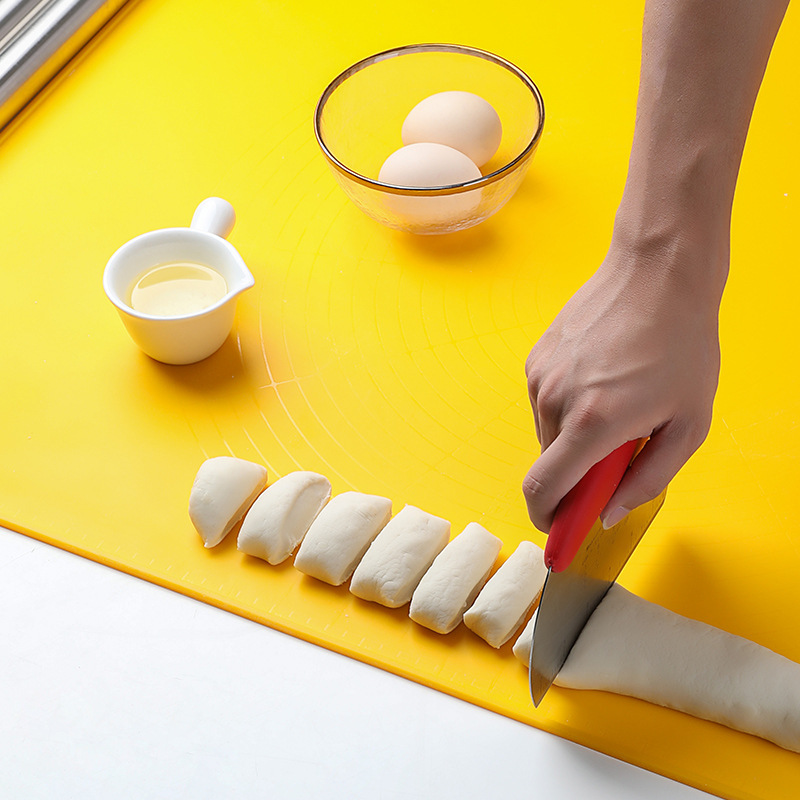 Spot Large Rolling Pin Mat Silica Gel Pad Non-Slip Panel Kitchen Baking Pad Thickened Household Silicone Dough Kneading