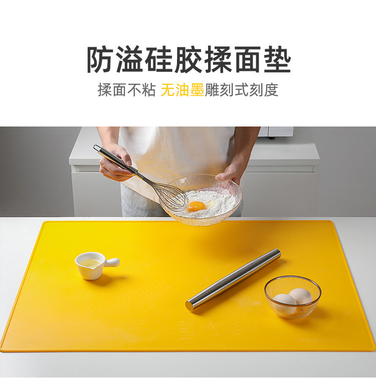 Spot Large Rolling Pin Mat Silica Gel Pad Non-Slip Panel Kitchen Baking Pad Thickened Household Silicone Dough Kneading Spot Large Rolling Pin Mat Silica Gel Pad Non-Slip Panel Kitchen Baking Pad Thickened Household Silicone Dough Kneading