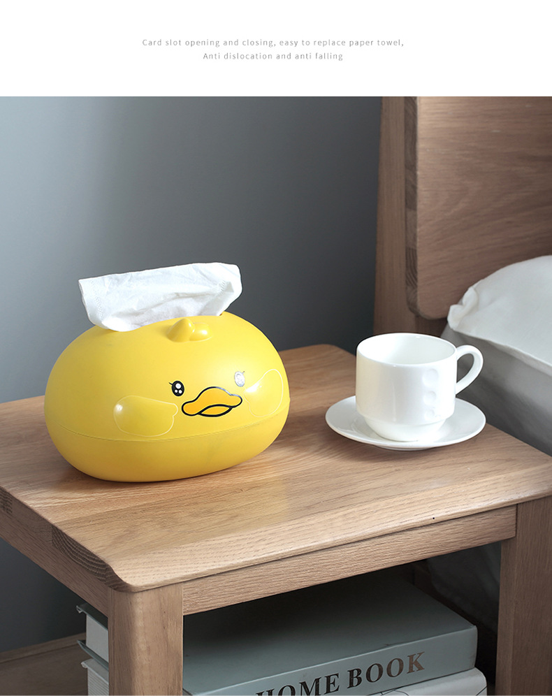 Customized Advertising Tissue Box Small Practical Plastic Paper Napping Box Removable Creative Tissue Box Design Logo