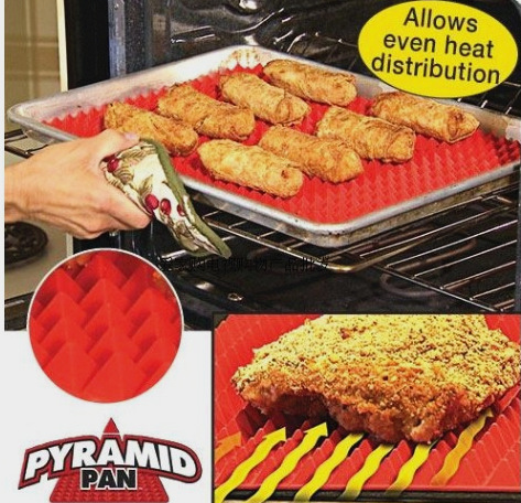 Silicone Pad Multi-Function Baking Tray Pyramid Baking Mat Microwave Oven Baking Mat