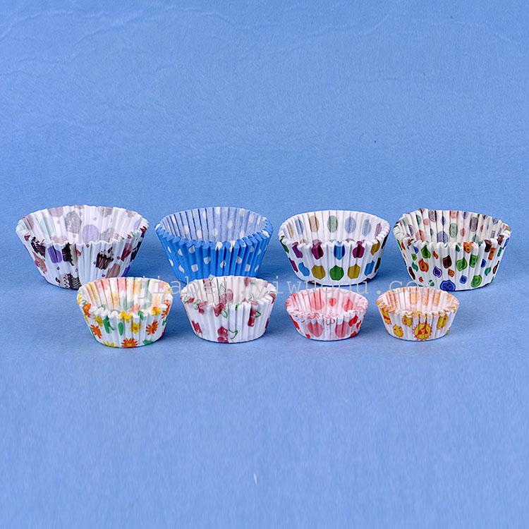 High temperature resistant silicone cake mold mini chocolate cake Cup pad paper size color selected